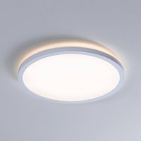 Paulmann Atria Shine LED panel, Ø29cm, white, IP44, 3000K, on/off