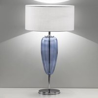 Ailati Lampe de table Show Ogiva 82 cm élément en verre bleu
