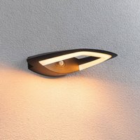 Paulmann LED-utomhusvägglampa Akena, 2.200 K, antracit