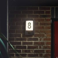 LEDVANCE LED-utomhusvägglampa Endura Style, mörkgrå, sensor