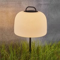 Nordlux LED ground spike light Kettle with lampshade Ø 36 cm
