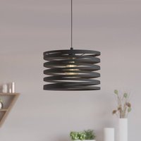 EGLO Cremella pendant light, Ø 37 cm, black, steel