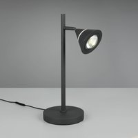 Trio Lighting Romeo LED table lamp, height 40 cm, black, metal, CCT