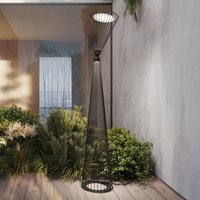 Karman LED outdoor floor lamp Ikonika, black, height 180 cm IP55