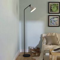 EGLO Matlock floor lamp, height 158 cm, grey/black