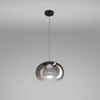 Stilnovo La Mariée hanging light, smoke grey/black