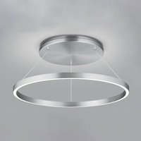 Knapstein Suspension LED Lisa-D, annulaire, nickel mat