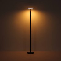Globo LED floor lamp 36508, black, aluminium, CCT, IP54
