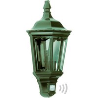 K.S. Verlichting Praktisk utomhusvägglampa Ancona, grön