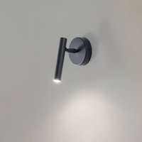 SIGMA Sopel wall light, anthracite, 1-bulb, steel, height 15 cm