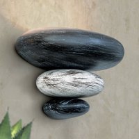 ORION Grå keramik-vägglampa LITICA