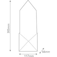 Quintiesse Applique murale LED CAESAR, bronze, hauteur 31 cm, métal/albâtre