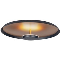 HighLight Plafonnier LED Oro, Ø 45 cm, noir/or, métal à intensité variable