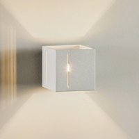 SOLLUX LIGHTING Vägglampa Topic up/down i aluminium, grå