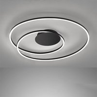 FISCHER & HONSEL LED-taklampa Holy Ø 49cm sand svart