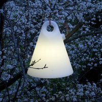 Martinelli Luce Trilly outdoor hanging light, plug, Ø 45 cm