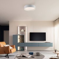 Schöner Wohnen TAVOLI LED ceiling light, white, Ø 29 cm, metal, CCT, dimmable