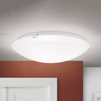 ORION Agada taklampa, opalglas, krom, 50 cm
