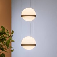 Vibia Palma 3726 LED-hänglampa 2 lampor, grafit