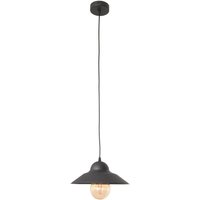 Hängeleuchte Sorapis, schwarz, Metall, Ø 27,5 cm, E27
