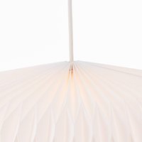 Brilliant June pendant light cardboard lampshade