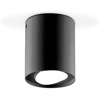 EVN Kardanus LED ceiling light Ø 9 cm, black