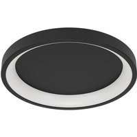 EGLO connect Smart-LED taklampa Loretello-Z, rund, svart