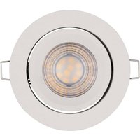 OSRAM LED-Einbauspot 3er-Set, weiß, Ø 9 cm, Metall, 827, dim