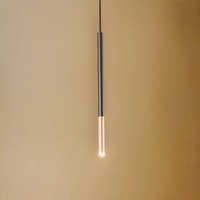 Euluna Thalassa hänglampa 1 lampa G9 svart/koppar