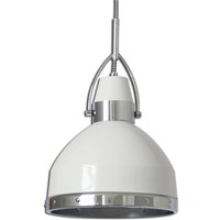 Näve White Britta hanging light in an industrial design