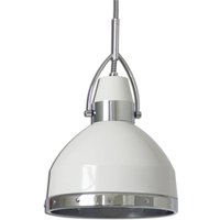 Näve Vit taklampa Britta med industriell design