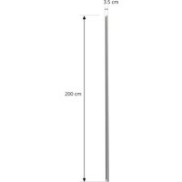 Lindby Linaro track, 2 m, white, single-circuit track lighting system