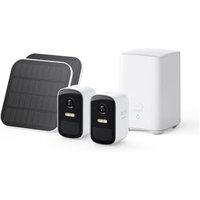 eufy Security eufyCam 2C 2-Cam Kit with Solar Panel Solar Security Camera Outdoor Wireless, Home Security System, HomeKit Compatibility, 1080p HD, IP6