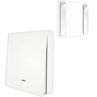 MOES ZigBee Wireless Scene Switch Push Button Controller, Tuya/MOES Zigbee Hub Required, Smart Life & Tuya Remote Control, 1 Gang