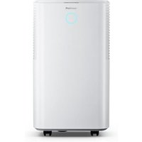 Pro Breeze® OmniDry 12L/Day Dehumidifier with Automatic Humidity Sensor & Display, 24Hr Timer, Laundry Drying, Continuous Drainage (White, 12 Litre)