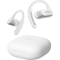 SHOKZ OpenFit Air Open-Ear Headphones, True Wireless Bluetooth Earphones with Mic, Fast Charging, 28h Playtime, IP54 Waterproof for Workout - White