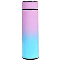 QiCheng&LYS 500ML Travel Mug, Flask with Temperature Display Vacuum Cup with Flask 304 Stainless Steel,Insulation Cup, Double Walled Vacuum for Heat a