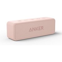 Anker Soundcore 2 Portable Bluetooth Speaker with 12W Stereo Sound, BassUp, IPX7 Waterproof, 24-Hour Playtime, Wireless Stereo Pairing, Speaker for Ho