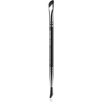 EIGSHOW Double Headed Eyebrow Brush, Eyebrow Comb for Grooming Eyebrows, Professional Sickle Angle Eyebrow Brush for Shaping and Defining Eyebrows (D1