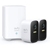 eufy Security eufyCam 2C 2-Cam Kit Security Camera Outdoor Wireless Home Security System with 180-Day Battery Life, HomeKit Compatibility, 1080p HD, I