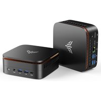 NiPoGi Pinova P1 Mini PC AMD Ryzen 4300U(Up to 3.7 GHz,Îeats N150/N97) Mini Computer, 8GB RAM 256GB SSD Mini PC Windows 11 Pro, Triple 4K@60Hz Displa