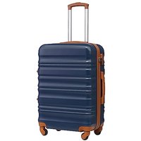 COOLIFE Carry On Suitcase 20 Inch, Durable ABS+PC Hardshell Travel Luggage with TSA Lock & 4 Spinner Wheels, Cabin Bag for Weekend Getaway Business Tr