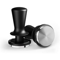 MHW-3BOMBER 51mm Coffee Tamper, Espresso Spring Loaded Tamper with Ripple Base, Coffee Hand Tampers fit 51mm Portafilter, Self Leveling Espresso Machi