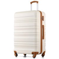 COOLIFE Large Suitcase 28 Inch, Extra Large Hardshell Checked Luggage with TSA Lock, Smooth Wheels, Durable ABS+PC Travel Suitcase for International F