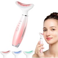 Face Massager Red Light Therapy Wand 3 Color 3 Modes 45°C for Skin Tightening & Neck Lifting EMS Massage Face Toning Firming for Women 7 Color