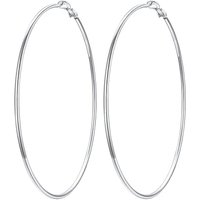 PROSTEEL Hoop Earrings for Women Large Hypoallergenic Lightweight 2MM Thin Big Hoops for Women Ladies 20/30/40/50/60/70/80/90/100MM - With Gift Box Si