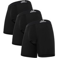 JustWears Active Mens Boxer Briefs, 3 Pack | Breathable Anti-Chafe Underwear with PouchTech⢠Support | Moisture-Wicking MicroModal Air Cool Fabric &