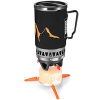 Odoland 1.4L Camping Cooking Gas System, Energy Saving Camping Stove, Lightweight Camp Pot with Jet Burner for Hiking, Trekking, Fishing, Backpacking,