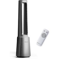 Pro Breeze® OmniAir 41" Bladeless Tower Fan with Air Purifier - Silent Standing Portable Circulator - Remote Control, HEPA Filter, LED Display, 10 Fa