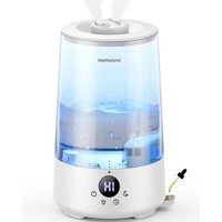 Homvana Humidifier for Bedroom, 3.6L Cool Mist Humidifiers, 360° Rotatable Mist, 34H Runtime, Quiet 16dB, Night Light, Air Humidifier for Baby, Plant